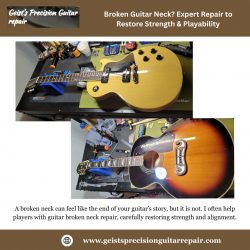 Broken Guitar Neck? Expert Repair to Restore Strength & Playability