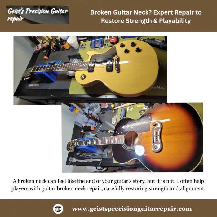 Broken Guitar Neck? Expert Repair to Restore Strength & Playability