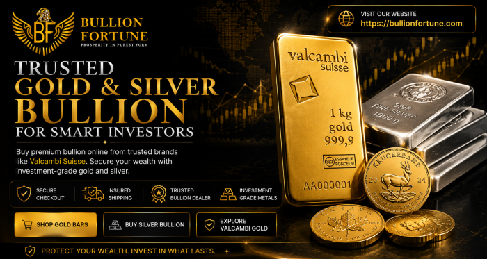 Bullion Fortune | Buy Gold & Silver Bullion Online