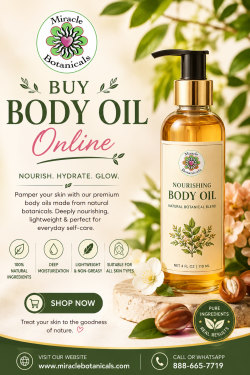 Buy Body Oil Online | Luxury Skin Care by Miracle Botanicals