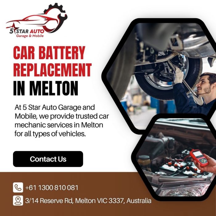 Fast Car Battery Replacement in Melton | 5 Star Auto Garage and Mobile