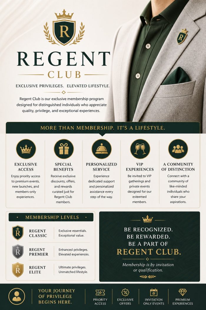 Regent Club – Experience Elegance, Comfort, and Exclusivity