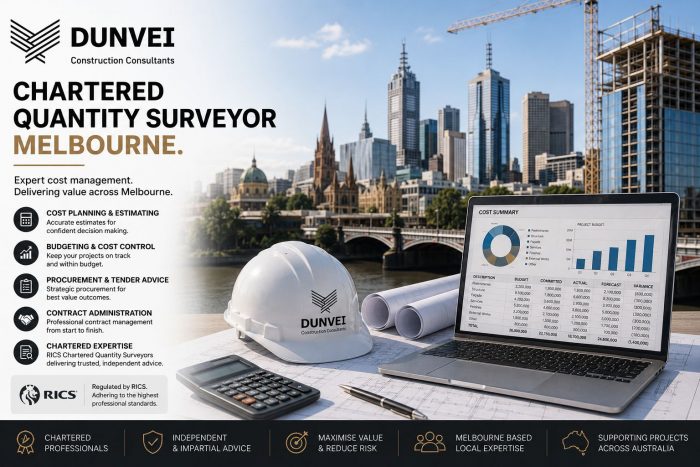 Chartered Quantity Surveyor Melbourne | Dunvei Construction Consultants