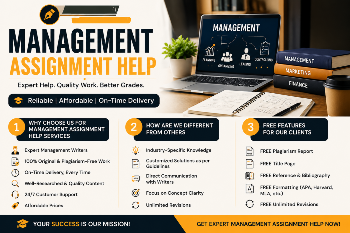 Top-Rated Management Assignment Help Experts