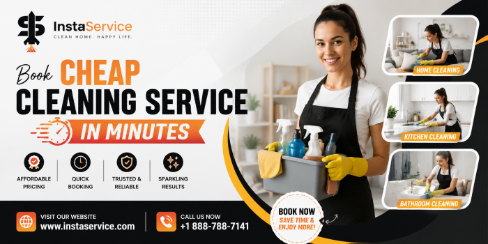 Book a Cheap Cleaning Service for a Sparkling Clean Home