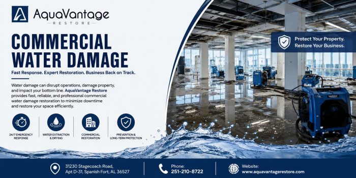 Commercial Water Damage Experts | AquaVantage Restore