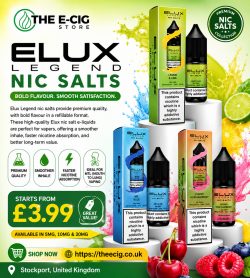 Elux Legend Nic Salts 5mg, 10mg, 20mg