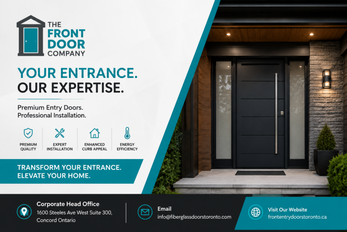 Exterior Fiberglass Doors in Toronto for All Homes