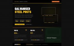 Heavy-Duty Galvanised Steel Fence Posts – Aussiewall Concrete Sleeper
