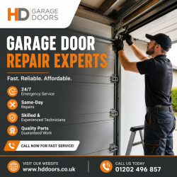 HD Doors Garage Door Repair Service – 24/7 Experts