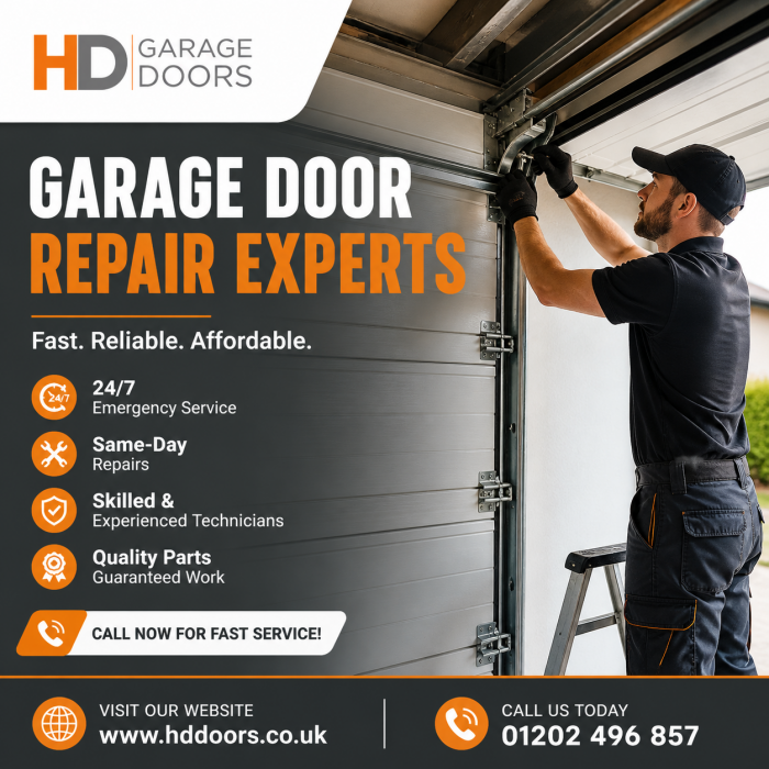HD Doors Garage Door Repair Service – 24/7 Experts