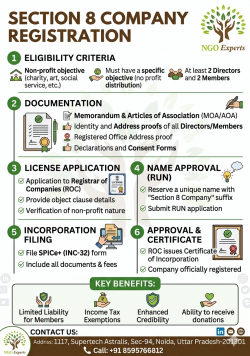 section 8 company registration process