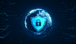 GRC Cybersecurity Digital Protection Concept