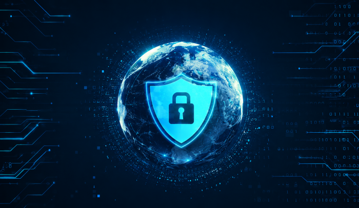 GRC Cybersecurity Digital Protection Concept
