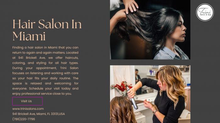 Hair Salon in Miami Trini Salon for Modern Hair Services