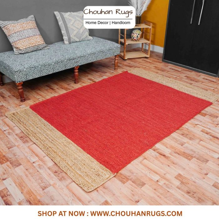 Stylish Jute Braided Rug in Washington for Living