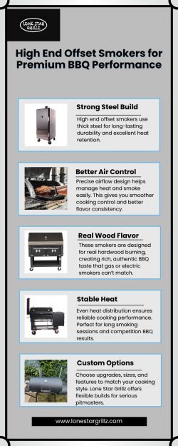 High End Offset Smokers for Premium BBQ Performance