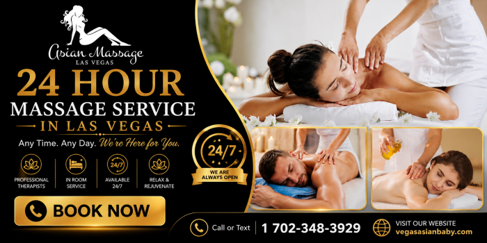 Professional 24 Hour Massage Service in Las Vegas