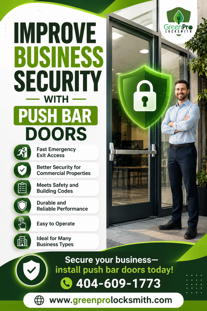 Why Push Bar Doors Are Essential for Commercial Security