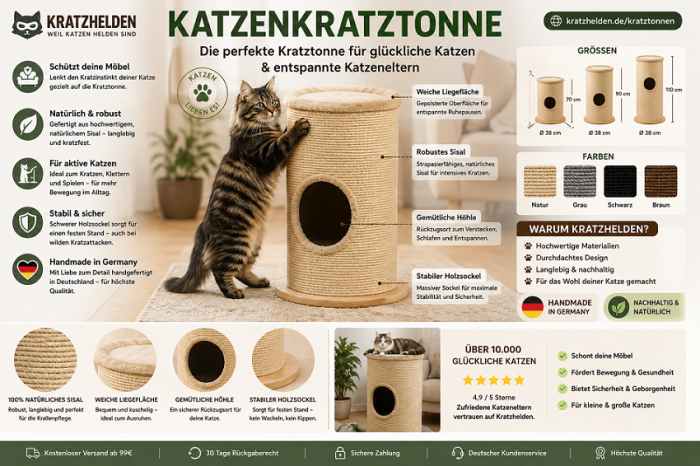 Zuverlässige Informationen zu Katzenkratztonne
