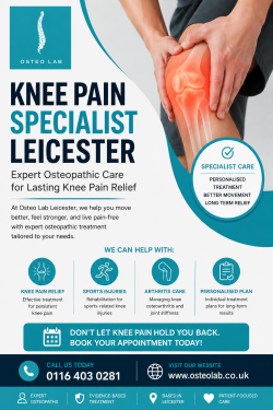 Knee Pain Specialist in Leicester | Osteo Lab Clinic