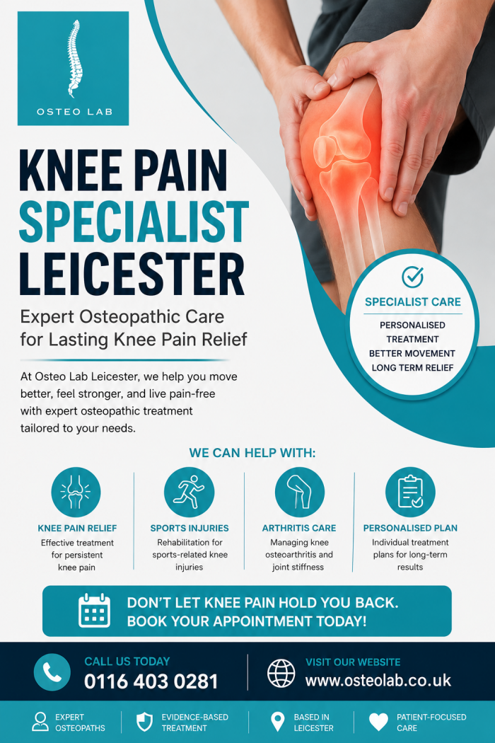 Knee Pain Specialist in Leicester | Osteo Lab Clinic