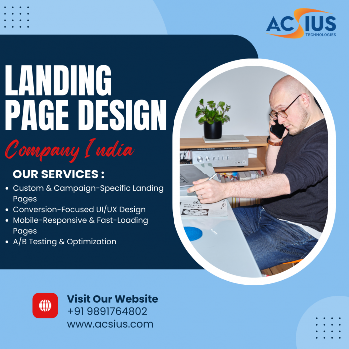 Landing Page Design Services Company – High Conversion Pages India