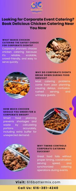 Looking for Corporate Event Catering? Book Delicious Chicken Catering Near You Now