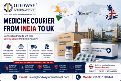 Medicine Courier from India to UK | Fast Delivery – Oddway