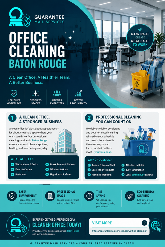 Office Cleaning Baton Rouge Professional Services Experts