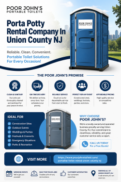 Porta Potty Rental Company in Union County NJ Services