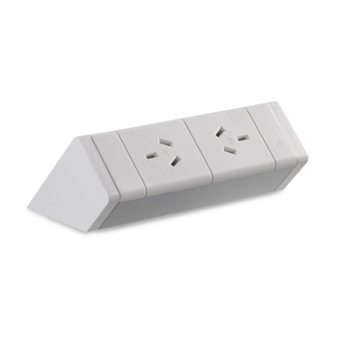 CM Athena Above Desk 2 GPO Power Rail