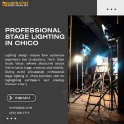 Professional Stage Lighting in Chico Elevates Performances