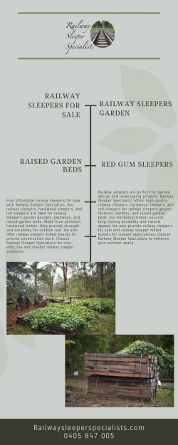 Sleepers For Sale for Garden and Landscaping Projects