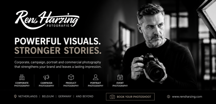 Corporate & Commercial Photography Netherlands | Studio Rens Harzing