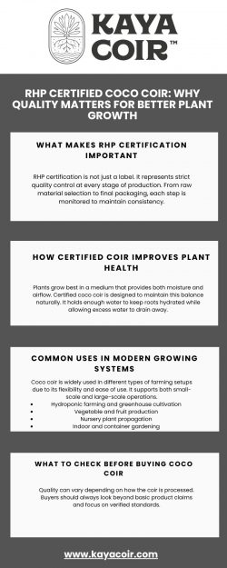 RHP Certified Coco Coir: Why Quality Matters For Better Plant Growth