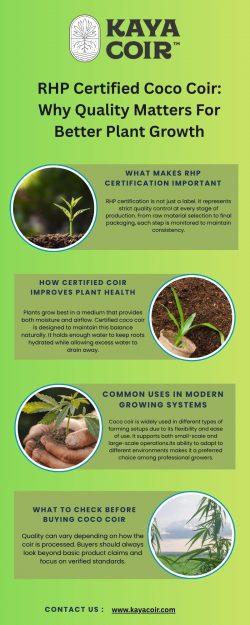 RHP Certified Coco Coir: Why Quality Matters For Better Plant Growth