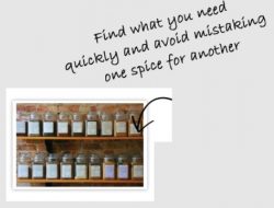 AA Labels: Spice Label Stickers for Organized Product Identification