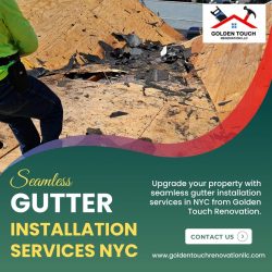 Seamless Gutter Installation Services NYC | Golden Touch Renovation