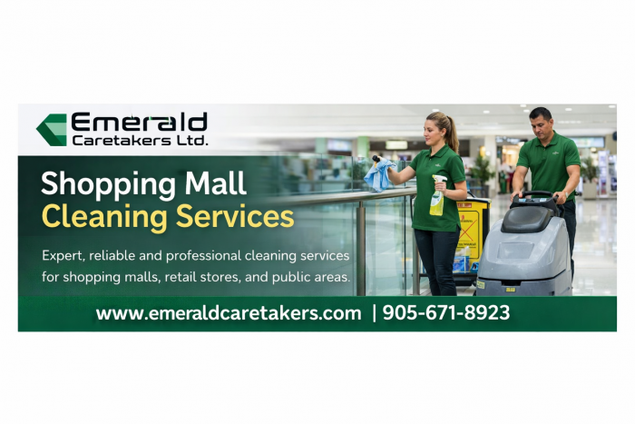 Shopping Mall Cleaning Services by Emerald Caretakers for Spotless Spaces