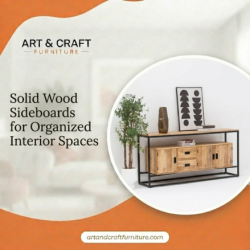 Solid Wood Sideboards for Organized Interior Spaces