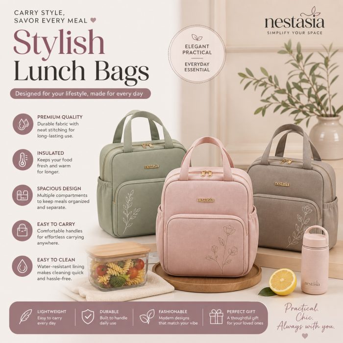 Benefits of Using Stylish Lunch Bags Daily