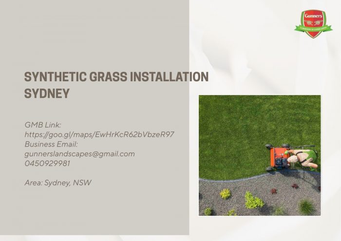 Synthetic Grass Installation Sydney