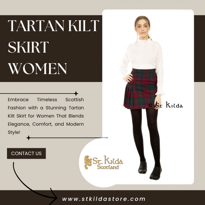 Tartan Kilt Skirt Women | St Kilda Kilts