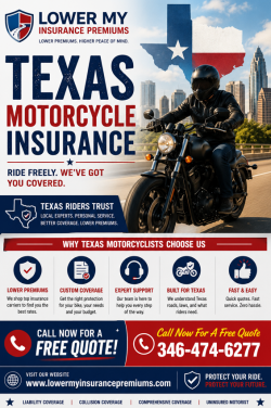 Texas Motorcycle Insurance | Low Cost Coverage Quotes