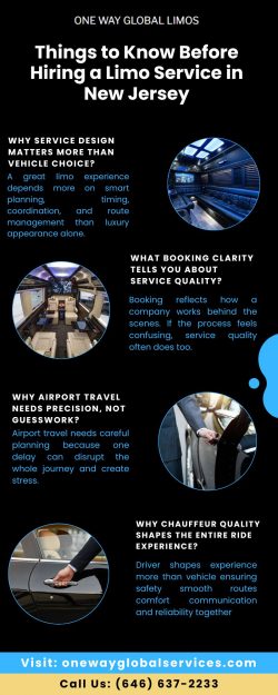 Things to Know Before Hiring a Limo Service in New Jersey