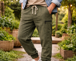 Premium Hemp Cotton Joggers Supplier for Sustainable Fashion Brands