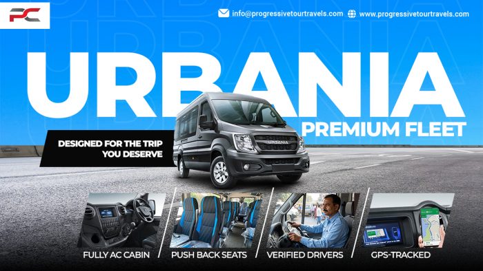 Comfortable Group Travel: Force Urbania on Rent for Outstation Trips in India