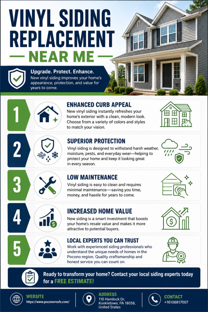 Best Vinyl Siding Replacement Near Me for Lasting Home Protection
