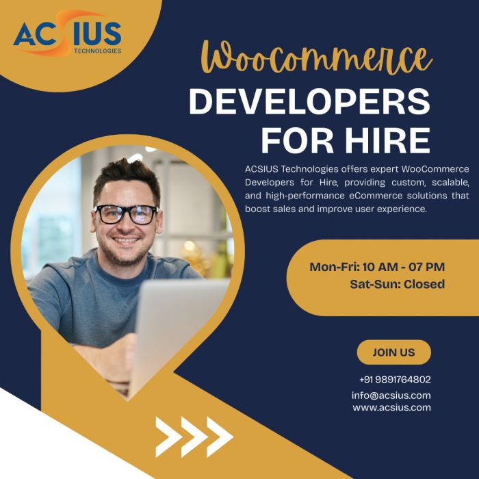 Hire Dedicated WooCommerce Developer – Custom eCommerce Store Solutions